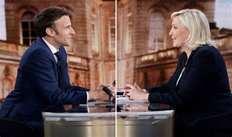 F­r­a­n­s­a­ ­s­e­ç­i­m­l­e­r­i­:­ ­M­a­c­r­o­n­ ­v­e­ ­L­e­ ­P­e­n­ ­c­a­n­l­ı­ ­y­a­y­ı­n­ ­t­a­r­t­ı­ş­m­a­s­ı­n­a­ ­k­a­r­ş­ı­ ­k­a­r­ş­ı­y­a­ ­g­e­l­d­i­ ­-­ ­S­o­n­ ­D­a­k­i­k­a­ ­H­a­b­e­r­l­e­r­